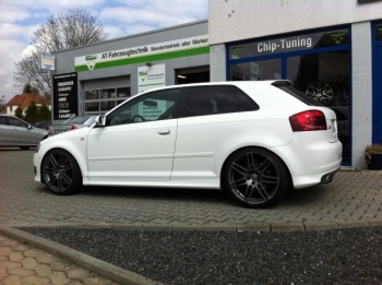 ATF-Tuning Audi A3: KW Gewindefahrwerk, 19" RS4 Alufelgen mit 225/35-19