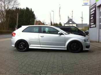 ATF-Tuning Audi S3: H&R Gewindefahrwerk, 19" OZ Ultraleggera HLT mit 225/35-19