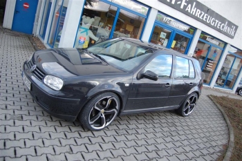 ATF-Tuning Golf 4: Gewindefahrwerk, 19" Dotz Hanzo mit 225/35-19